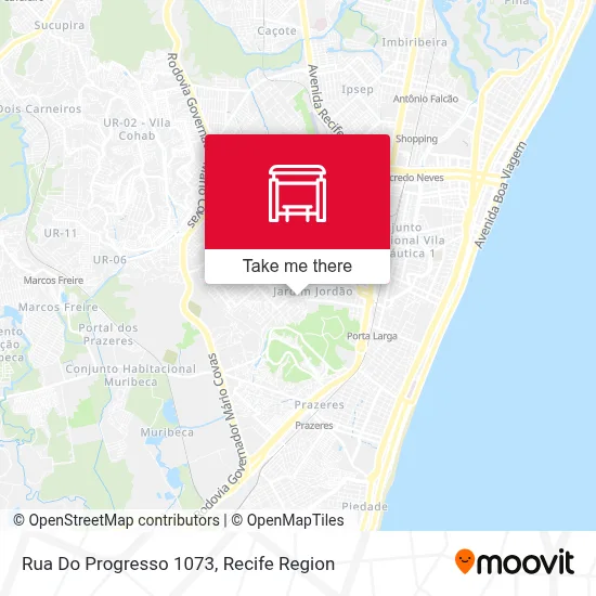Rua Do Progresso 1073 map