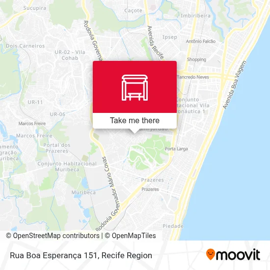 Rua Boa Esperança 151 map