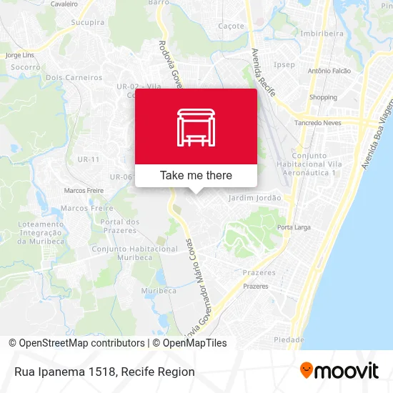Rua Ipanema 1518 map