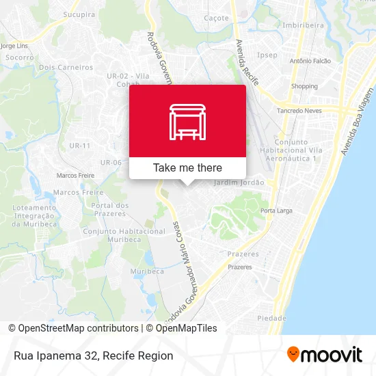Rua Ipanema 32 map