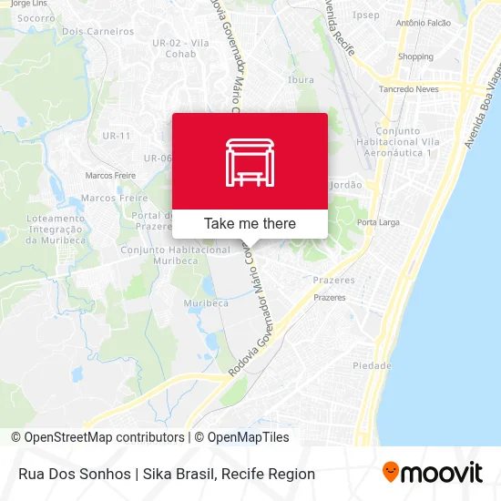 Rua Dos Sonhos | Sika Brasil map