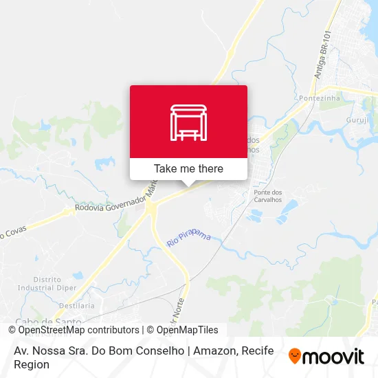 Av. Nossa Sra. Do Bom Conselho | Amazon map