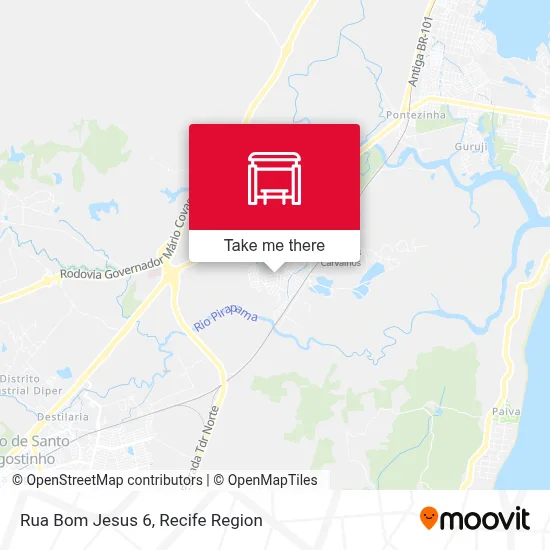 Rua Bom Jesus 6 map