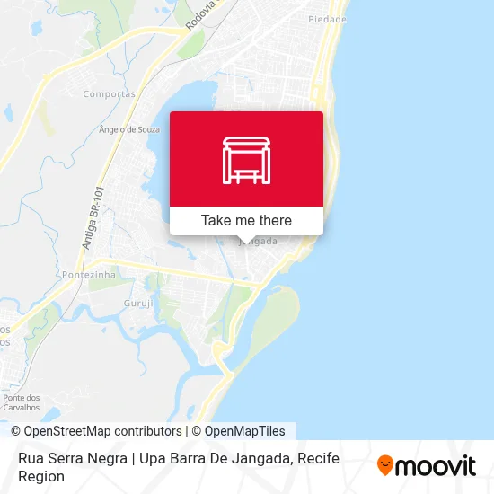 Rua Serra Negra | Upa Barra De Jangada map