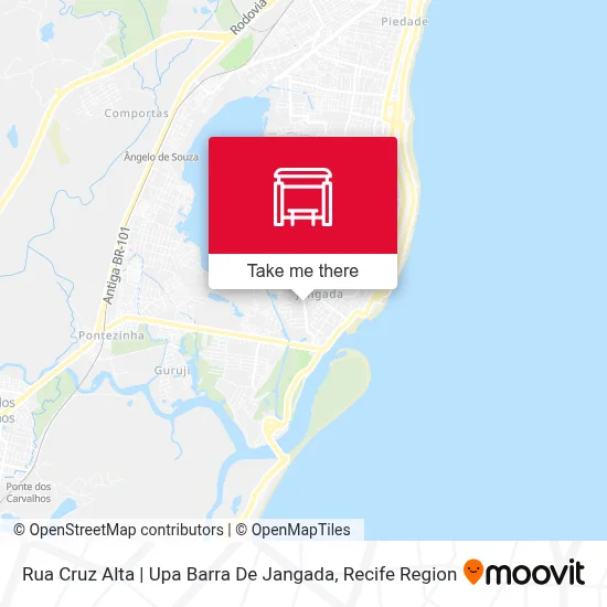 Rua Cruz Alta | Upa Barra De Jangada map