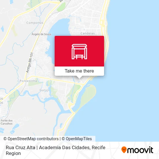 Rua Cruz Alta | Academia Das Cidades map