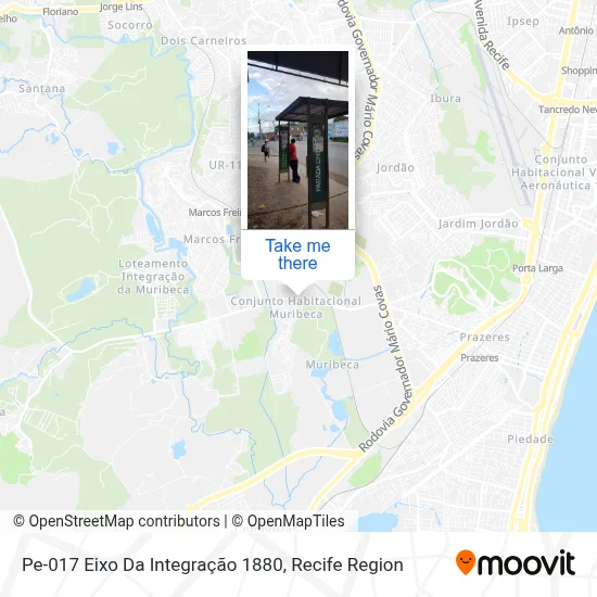 Pe-017 Eixo Da Integração 1880 map