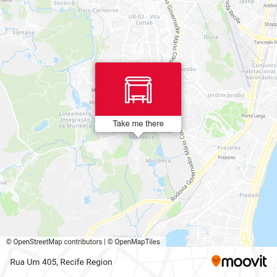 Rua Um 405 map