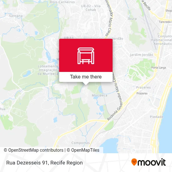 Rua Dezesseis 91 map