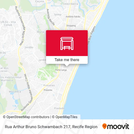 Rua Arthur Bruno Schwambach 217 map