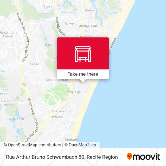 Rua Arthur Bruno Schwambach 80 map