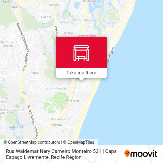 Rua Waldemar Nery Carneiro Monteiro 531 | Caps Espaço Livremente map