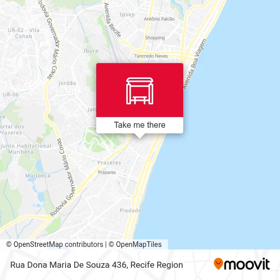 Rua Dona Maria De Souza 436 map