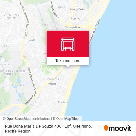 Rua Dona Maria De Souza 436 | Edf. Oiteirinho map