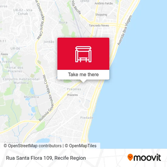 Rua Santa Flora 109 map