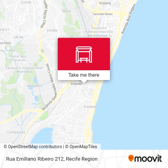 Rua Emiliano Ribeiro 212 map