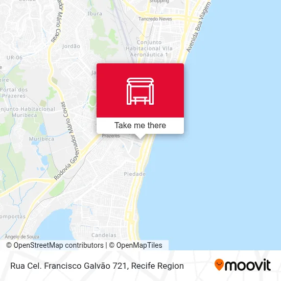 Rua Cel. Francisco Galvão 721 map