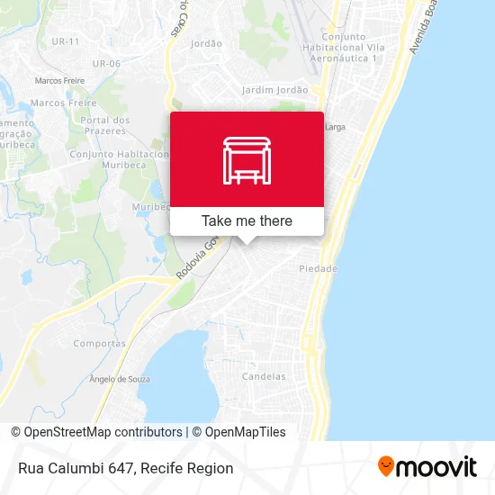 Rua Calumbi 647 map