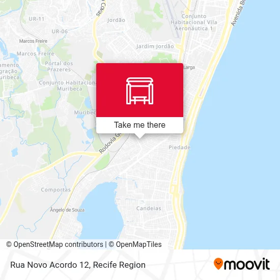 Rua Novo Acordo 12 map
