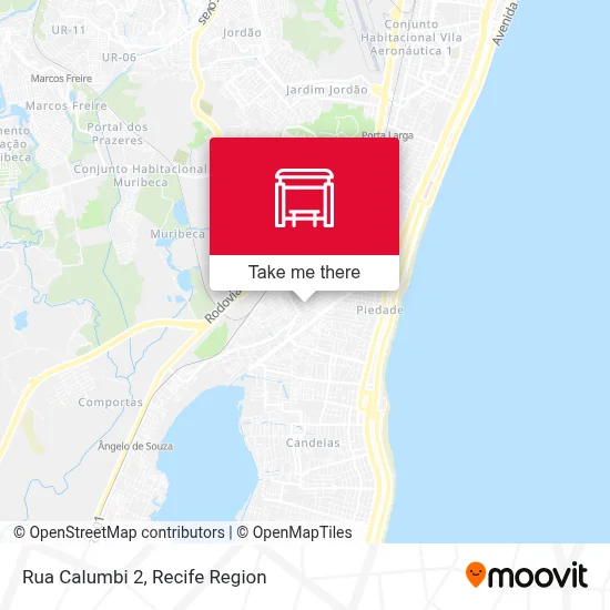 Rua Calumbi 2 map