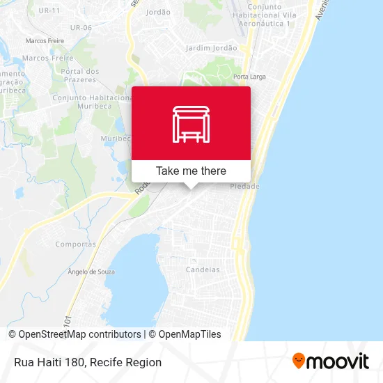 Rua Haiti 180 map