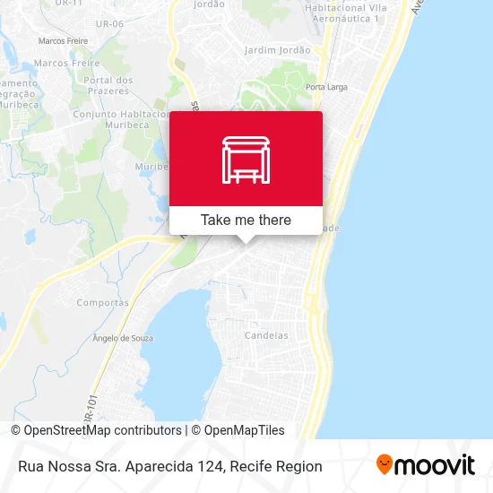 Rua Nossa Sra. Aparecida 124 map