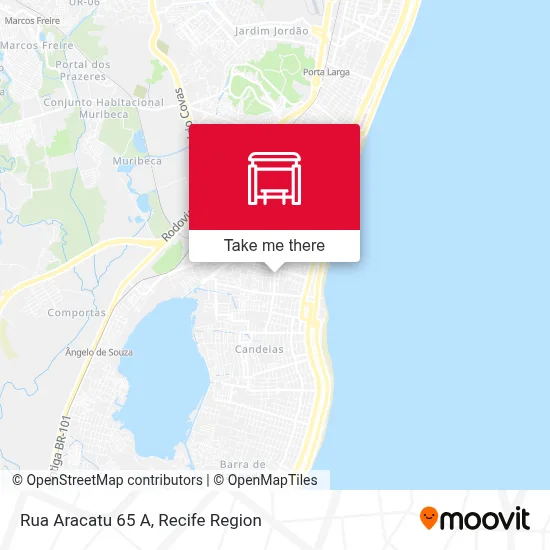 Rua Aracatu 65 A map