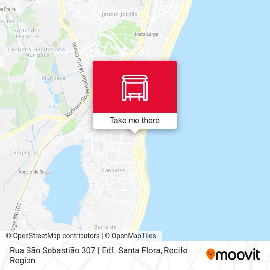 Rua São Sebastião 307 | Edf. Santa Flora map