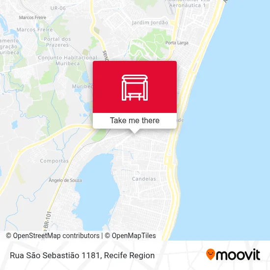 Rua São Sebastião 1181 map