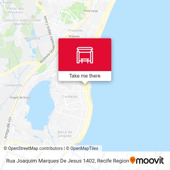 Rua Joaquim Marques De Jesus 1402 map