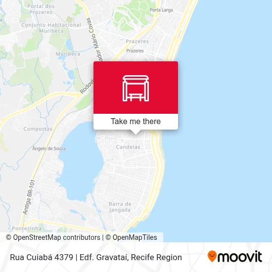 Rua Cuiabá 4379 | Edf. Gravataí map
