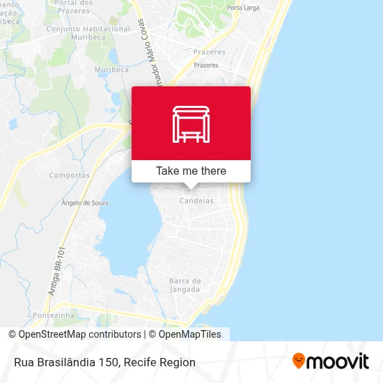 Rua Brasilândia 150 map