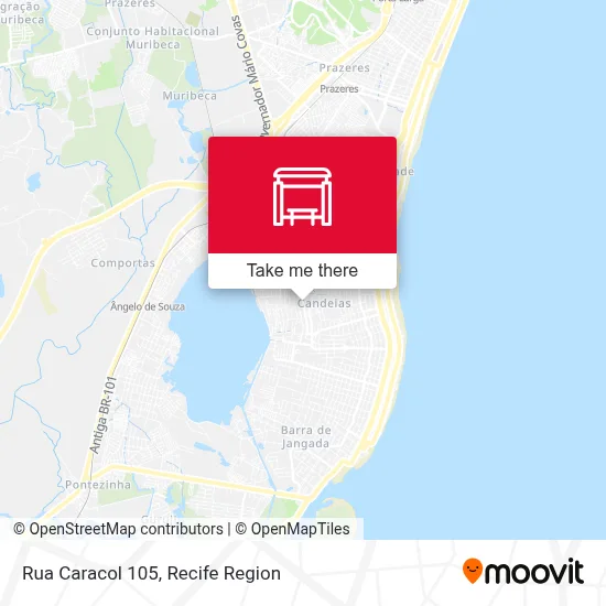 Rua Caracol 105 map