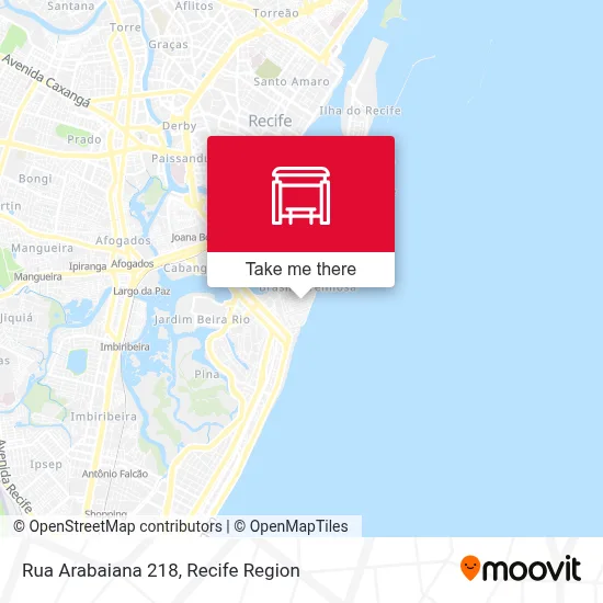 Rua Arabaiana 218 map