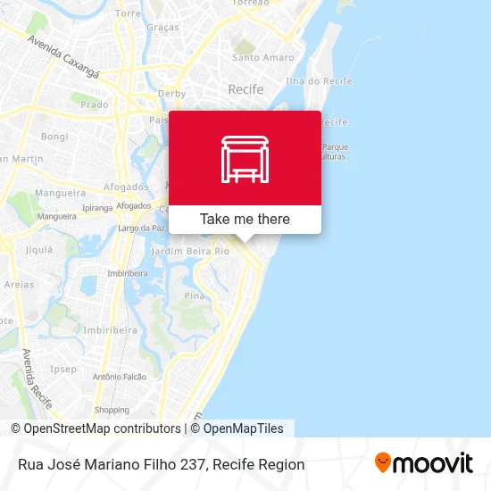 Rua José Mariano Filho 237 map
