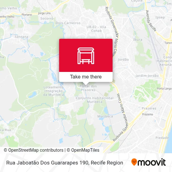 Rua Jaboatão Dos Guararapes 190 map