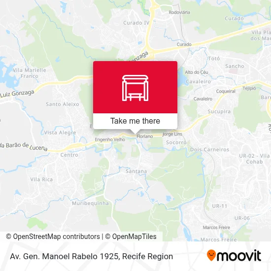 Av. Gen. Manoel Rabelo 1925 map
