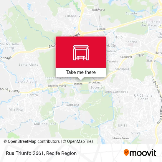 Rua Triunfo 2661 map