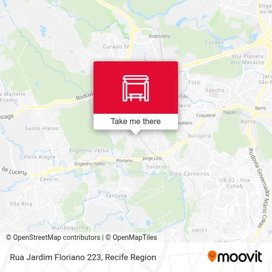 Rua Jardim Floriano 223 map