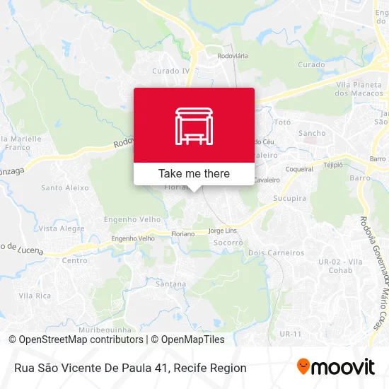 Rua São Vicente De Paula 41 map