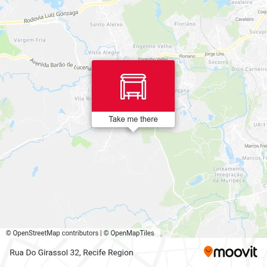 Rua Do Girassol 32 map