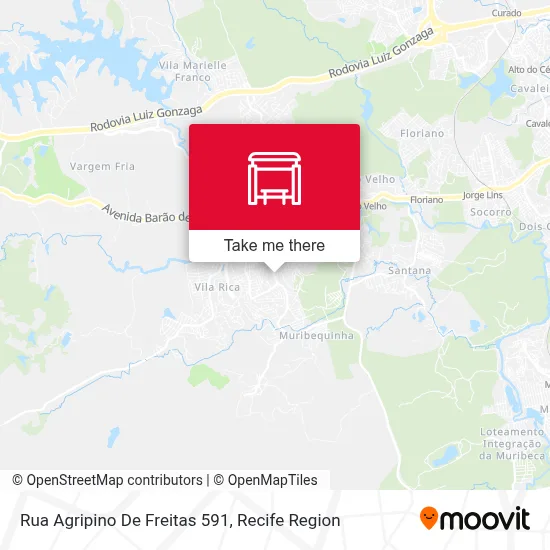 Rua Agripino De Freitas 591 map