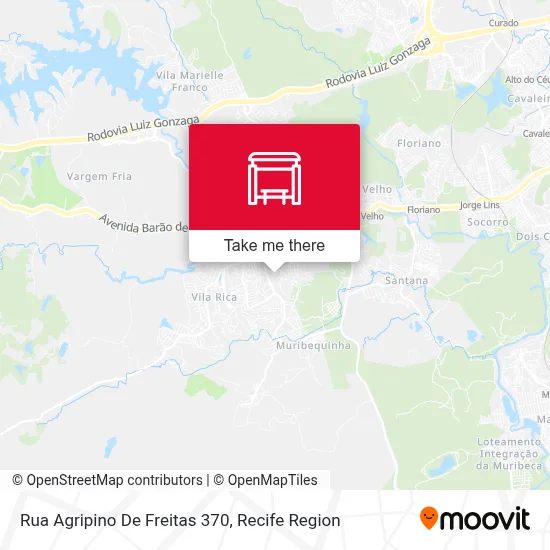 Rua Agripino De Freitas 370 map