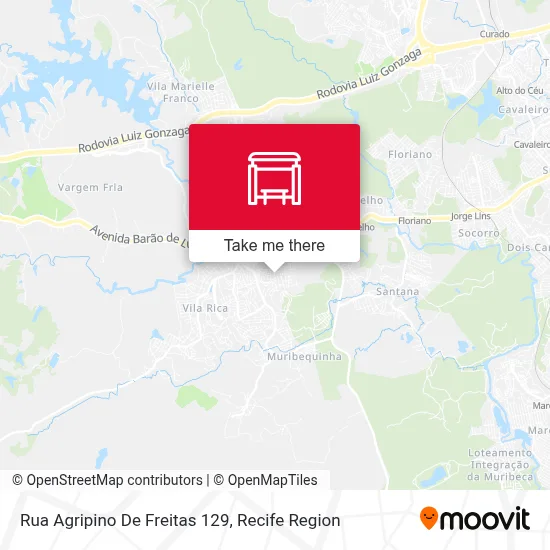 Rua Agripino De Freitas 129 map