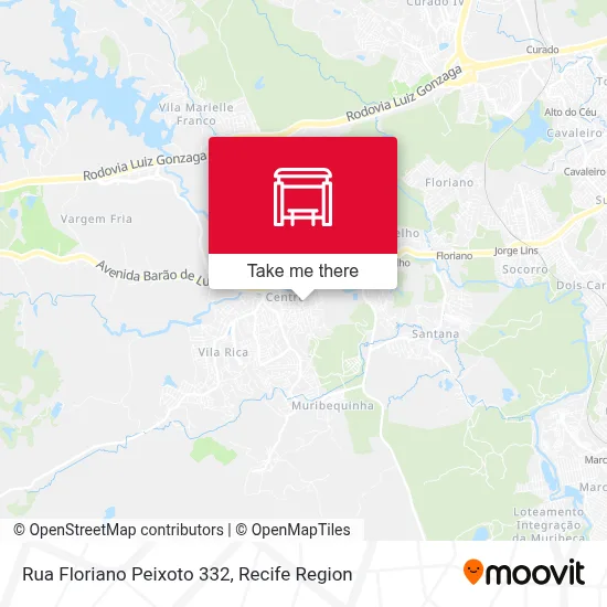 Rua Floriano Peixoto 332 map