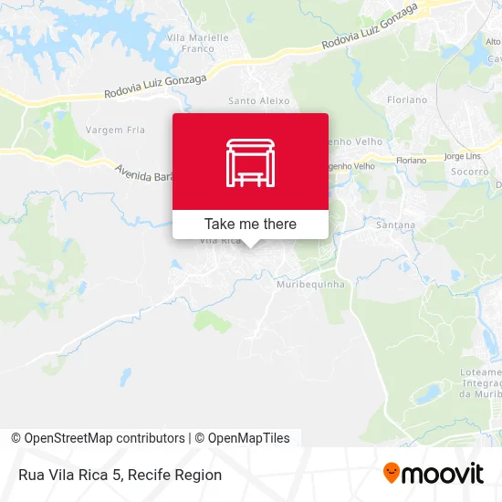 Rua Vila Rica 5 map