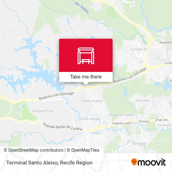 Terminal Santo Aleixo map
