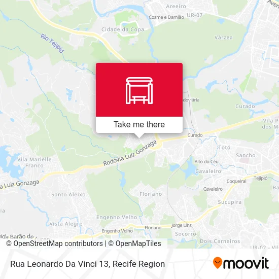 Rua Leonardo Da Vinci 13 map