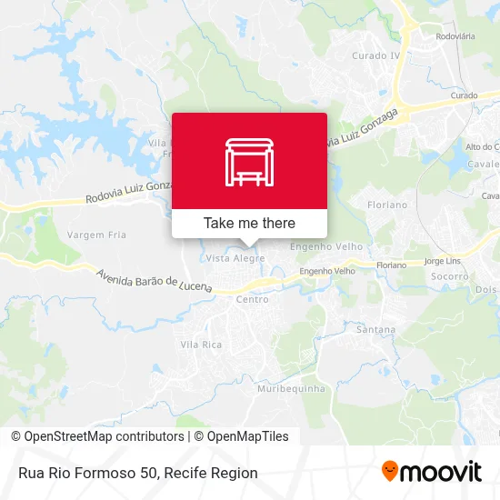 Rua Rio Formoso 50 map