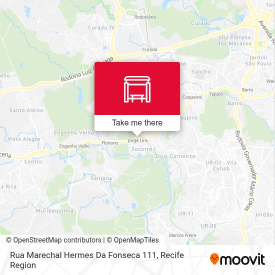 Rua Marechal Hermes Da Fonseca 111 map